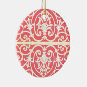 サンゴの渦巻き模様 セラミックオーナメント (右)