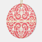 サンゴの渦巻き模様 セラミックオーナメント (左)