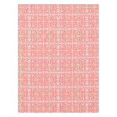 サンゴの渦巻き模様 テーブルクロス (正面)