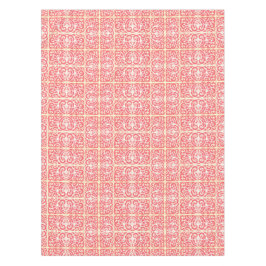 サンゴの渦巻き模様 テーブルクロス