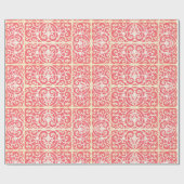 サンゴの渦巻き模様 ラッピングペーパー (フラット)