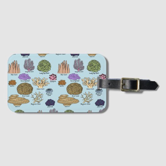 サンゴの種類 ラゲッジタグ (正面横)