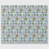 サンゴの種類 ラッピングペーパー (フラット)