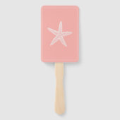 サンゴの結婚ヒトデのファン ハンドファン (裏面)