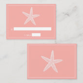 サンゴの結婚座席表 プレイスカード (正面/裏面)