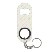 サンゴの縁付き矢印パターン キーホルダー栓抜き (裏面)