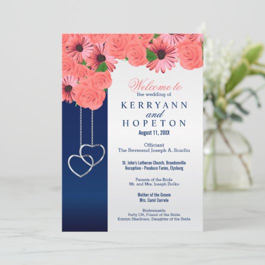 サンゴの花とネイビーブルー – プログラム (スタンド正面)