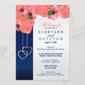 サンゴの花とネイビーブルー – プログラム (正面)