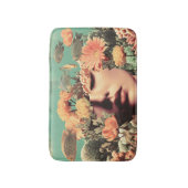 サンゴの花を纏ったシュールな水中肖像 バスマット (正面縦)