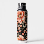 サンゴの花オンブラック ウォーターボトル (右面)