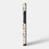 サンゴの花園パターン iPhoneケース (左側面)
