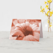 サンゴの花恋しく思フローラの空白の内側 カード (黄色い花)