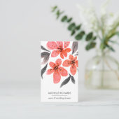 サンゴの花 |プロフェッショナルソーシャルメディアのアイコン 名刺 (スタンド正面)