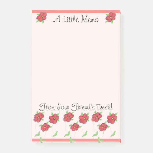 サンゴの花 ポストイット (正面)