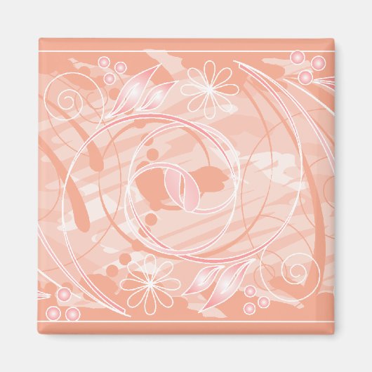 サンゴの花 マグネット (正面)