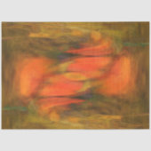 サンゴの赤い抽象芸術 薄葉紙 (正面)