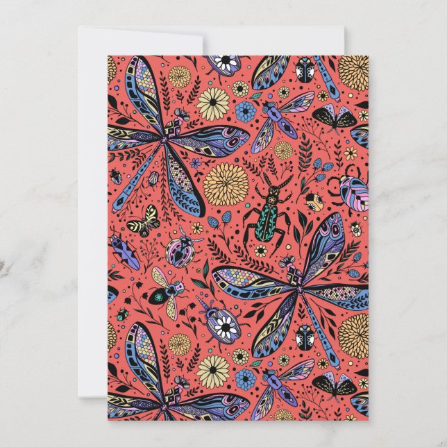 サンゴの赤にドードルバグ (正面)