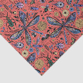 サンゴの赤にドードルバグ 薄葉紙 (詳細)