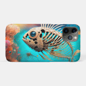 サンゴの間を泳ぐシロギス Case-Mate iPhoneケース (裏面(横))