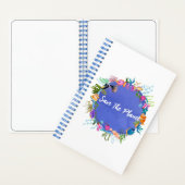 サンゴの魚、海ブルー惑星を保存 ノートブック (内側)