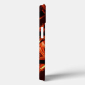 サンゴまたは暗いサケを破壊し、黒い背景 Case-Mate iPhoneケース (裏面 / 右)