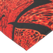 サンゴまたは茶色に映った曲がった正方形 テーブルクロス (アングル)