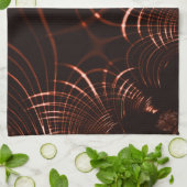 サンゴまたは銅の湾曲した鋭い爪または棘 キッチンタオル (折り畳み)