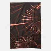 サンゴまたは銅の湾曲した鋭い爪または棘 キッチンタオル (縦)