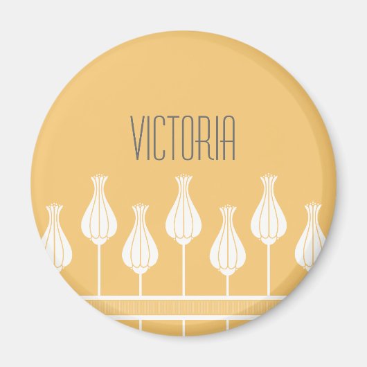 サンゴアールデコフローラ磁石 マグネット (正面)