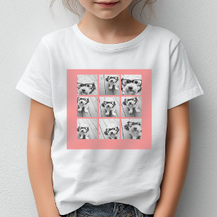 サンゴインスタグラム写真コラージュ9枚 Tシャツ