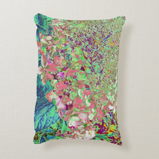 サンゴエレガントとチャートレイズライムライトアジサイ アクセントクッション (裏面(縦))