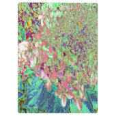 サンゴエレガントとチャートレイズライムライトアジサイ クリップボード (裏面)