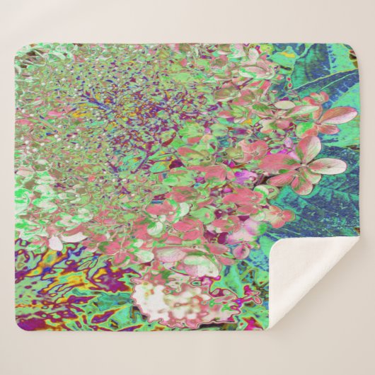 サンゴエレガントとチャートレイズライムライトアジサイ シェルパブランケット (正面(横))