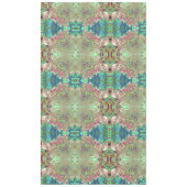 サンゴエレガントとチャートレイズライムライトアジサイ テーブルクロス (正面)