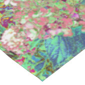 サンゴエレガントとチャートレイズライムライトアジサイ テーブルクロス (アングル)