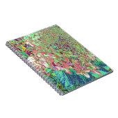 サンゴエレガントとチャートレイズライムライトアジサイ ノートブック (右側)