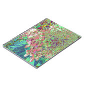 サンゴエレガントとチャートレイズライムライトアジサイ ノートブック (左側)