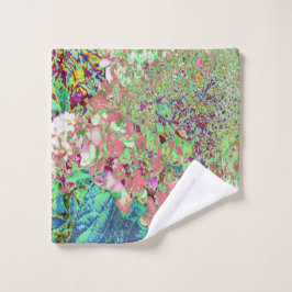 サンゴエレガントとチャートレイズライムライトアジサイ バスタオルセット