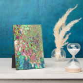 サンゴエレガントとチャートレイズライムライトアジサイ フォトプラーク (側面)