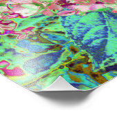 サンゴエレガントとチャートレイズライムライトアジサイ フォトプリント            (角)