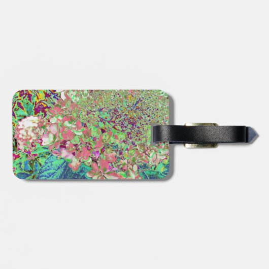 サンゴエレガントとチャートレイズライムライトアジサイ ラゲッジタグ (裏面横)