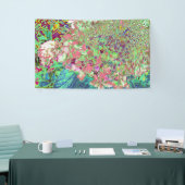 サンゴエレガントとチャートレイズライムライトアジサイ 横断幕 (トレードショー)