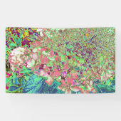 サンゴエレガントとチャートレイズライムライトアジサイ 横断幕 (横)