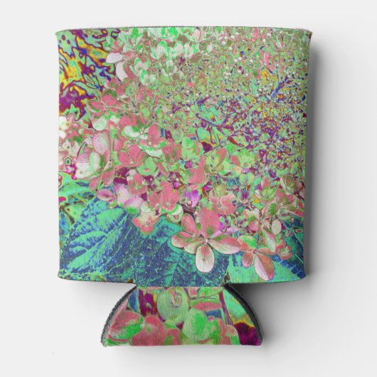 サンゴエレガントとチャートレイズライムライトアジサイ 缶クーラー (正面)