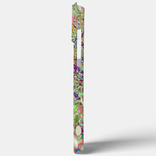 サンゴエレガントとチャートレイズライムライトアジサイ Case-Mate iPhoneケース (裏面 / 左)