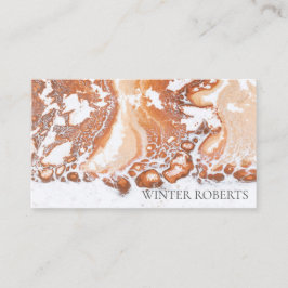 サンゴエレガント白大理石プロフェッショナル 名刺
