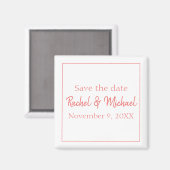 サンゴスタイリッシュと白色の磁石 マグネット (正面/裏面)