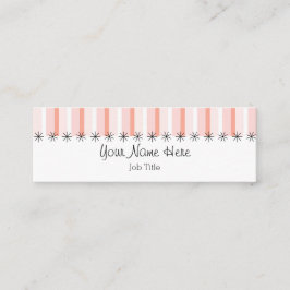 サンゴストライプの名刺のスキニー スキニー名刺