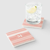 サンゴストライプ礁 ストーンコースター (横)