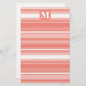 サンゴストライプ礁 便箋 (正面/裏面)